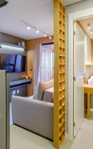 Apartamento para alugar com 28m², 1 quarto e sem vaga Apartamento para alugar com 28m², 1 quarto e sem vagaCorredor