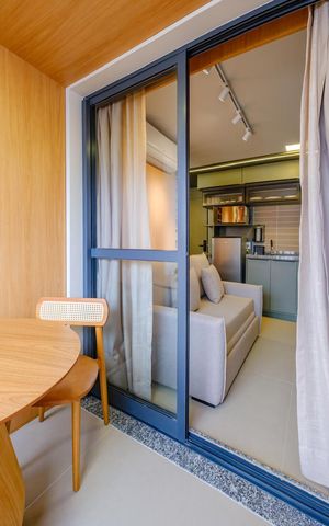 Apartamento para alugar com 28m², 1 quarto e sem vaga Apartamento para alugar com 28m², 1 quarto e sem vagaVaranda