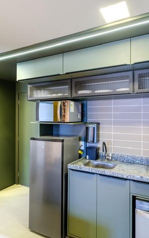 Apartamento para alugar com 28m², 1 quarto e sem vaga Apartamento para alugar com 28m², 1 quarto e sem vagaCozinha
