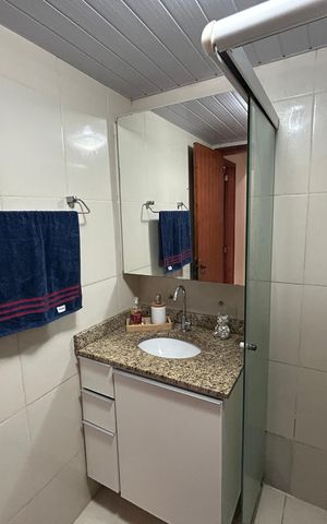 Apartamento para alugar com 60m², 2 quartos e 2 vagasBanheiro