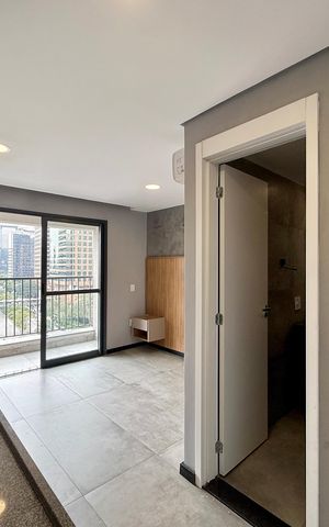 Studio para alugar com 24m², 1 quarto e sem vagaCozinha 