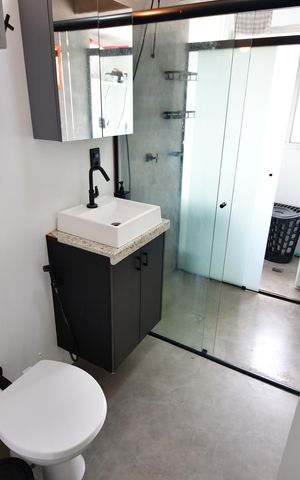 Apartamento à venda com 39m², 1 quarto e 1 vagaBanheiro
