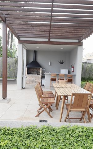 Apartamento para alugar com 56m², 2 quartos e 1 vagaÁrea comum - Churrasqueira