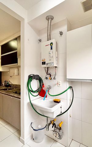 Apartamento para alugar com 32m², 1 quarto e 1 vaga Apartamento para alugar com 32m², 1 quarto e 1 vagaLavanderia