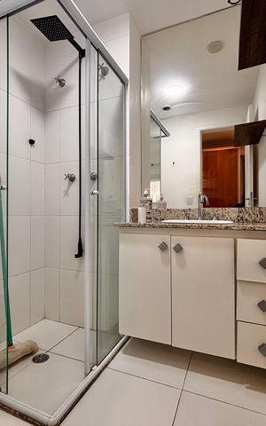 Apartamento para alugar com 32m², 1 quarto e 1 vaga Apartamento para alugar com 32m², 1 quarto e 1 vagaBanheiro