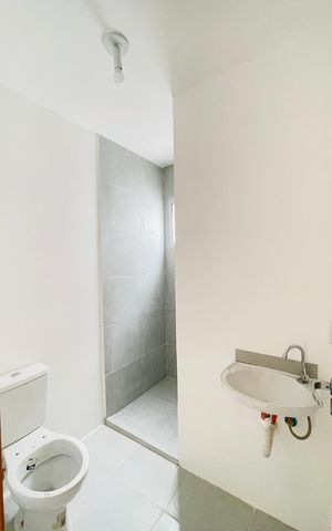Casa de condomínio para alugar com 49m², 2 quartos e 1 vagaBanheiro