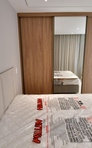 Studio para alugar com 36m², 1 quarto e 1 vagaQuarto