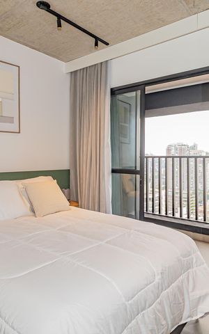 Studio à venda com 25m², 1 quarto e sem vaga Studio à venda com 25m², 1 quarto e sem vagaSala/Quarto