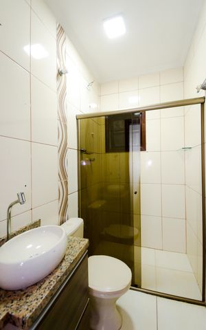 Casa para alugar com 200m², 3 quartos e 2 vagasBanheiro da Suíte 2