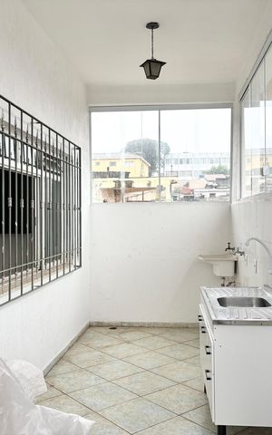 Casa para alugar com 60m², 1 quarto e sem vaga Casa para alugar com 60m², 1 quarto e sem vagaCozinha e Área de Serviço