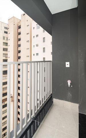 Studio para alugar com 22m², 1 quarto e sem vaga Studio para alugar com 22m², 1 quarto e sem vagaVaranda