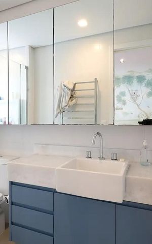 Apartamento à venda com 145m², 3 quartos e 2 vagas Apartamento à venda com 145m², 3 quartos e 2 vagasBanheiro 3
