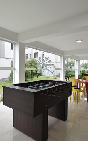 Apartamento para alugar com 49m², 2 quartos e 1 vagaÁrea comum - Sala de jogos