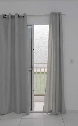 Casa de condomínio para alugar com 50m², 2 quartos e 1 vagaQuarto 1/ janela da sacada 