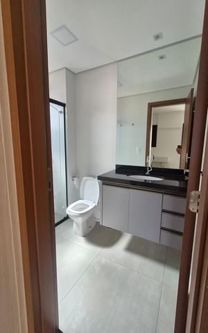 Studio para alugar com 40m², 1 quarto e 1 vaga Studio para alugar com 40m², 1 quarto e 1 vagaBanheiro
