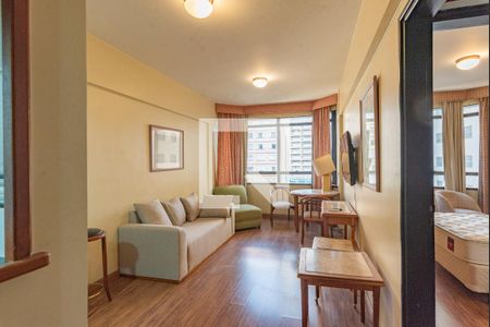 Sala de apartamento para alugar com 1 quarto, 45m² em Centro, Campinas