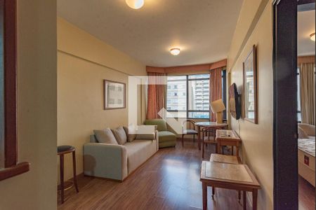 Sala de apartamento para alugar com 1 quarto, 45m² em Centro, Campinas