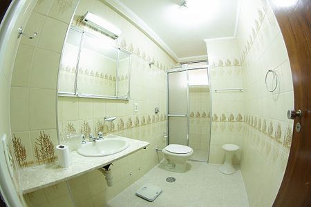 banheiro social de apartamento à venda com 4 quartos, 98m² em Bosque, Campinas