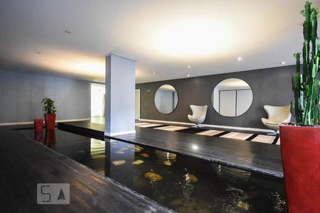 Apartamento para alugar com 86m², 1 quarto e 2 vagasHall social