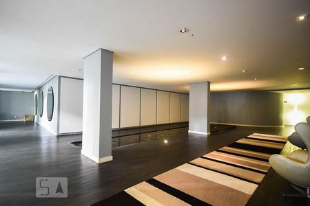 Apartamento para alugar com 86m², 1 quarto e 2 vagasHall social