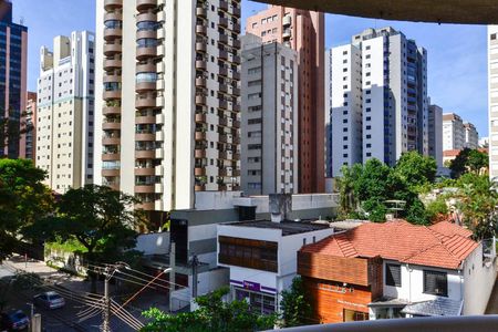Apartamento para alugar com 45m², 1 quarto e 1 vagaVista externa à varanda