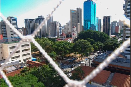 Segunda vista externa da sala de apartamento à venda com 2 quartos, 85m² em Moema, São Paulo