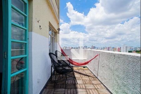 Varanda da Sala de apartamento para alugar com 1 quarto, 58m² em Bela Vista, São Paulo