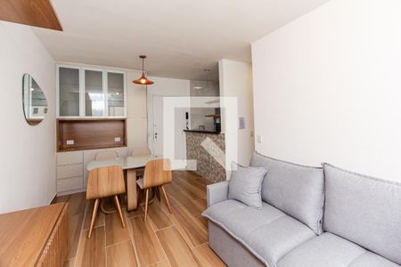 Sala de apartamento à venda com 1 quarto, 41m² em Indianópolis, São Paulo