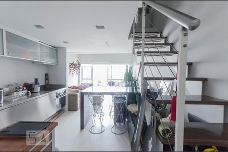 sala/cozinha de apartamento à venda com 1 quarto, 59m² em Vila Mariana, São Paulo