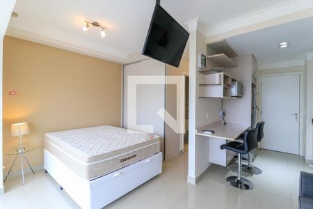 Sala/Quarto de apartamento para alugar com 1 quarto, 36m² em Brooklin, São Paulo