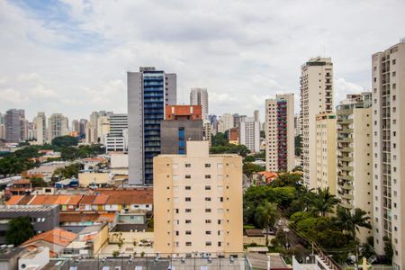 Vista Sala de apartamento para alugar com 1 quarto, 55m² em Vila Olimpia, São Paulo