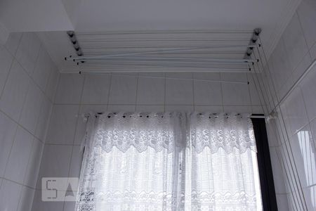 Área de serviço com varal recolhível de apartamento à venda com 1 quarto, 55m² em Botafogo, Campinas