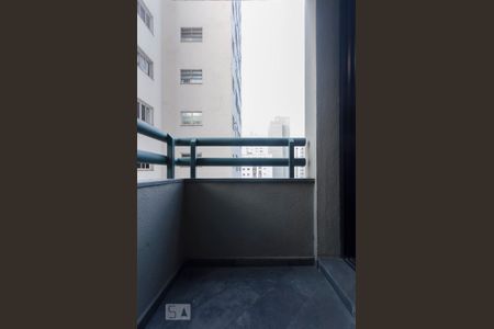 varanda quarto  de apartamento à venda com 1 quarto, 45m² em Bela Vista, São Paulo