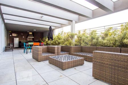 Studio para alugar com 36m², 1 quarto e 1 vagaChurrasqueira