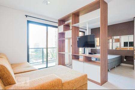 Vista geral de apartamento à venda com 1 quarto, 40m² em Cambuí, Campinas