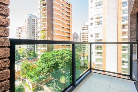 Varanda de apartamento à venda com 1 quarto, 40m² em Cambuí, Campinas
