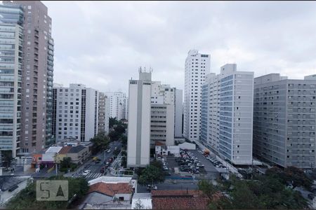 vista sala de apartamento para alugar com 1 quarto, 50m² em Jardim Paulista, São Paulo