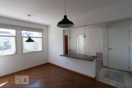 Apartamento à venda com 62m², 1 quarto e 1 vagaSala, cozinha e entrada do apartamento