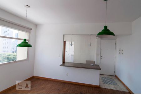 Apartamento à venda com 62m², 1 quarto e 1 vagaSala, cozinha e entrada do apartamento