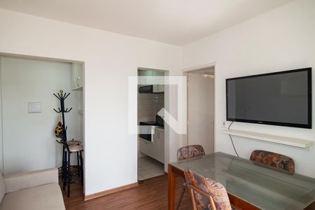 Sala de apartamento para alugar com 1 quarto, 35m² em Morro dos Ingleses, São Paulo