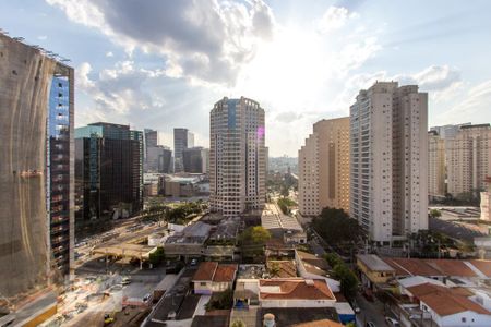 Vista Varanda Sala de apartamento para alugar com 1 quarto, 51m² em Cidade Monções, São Paulo