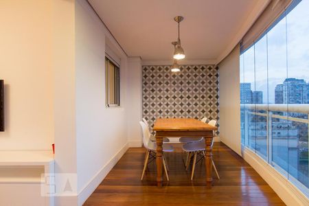 Varanda Sala de apartamento para alugar com 1 quarto, 54m² em Cidade Monções, São Paulo