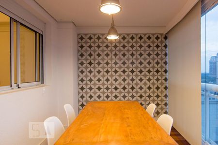 Varanda Sala de apartamento para alugar com 1 quarto, 54m² em Cidade Monções, São Paulo