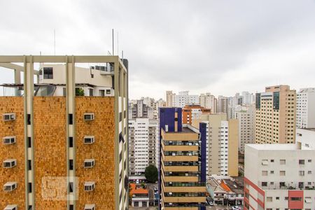 Vista Varanda Sala de apartamento para alugar com 1 quarto, 50m² em Moema, São Paulo