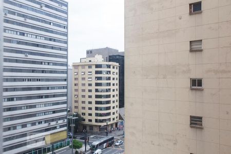 vista da sala de apartamento à venda com 1 quarto, 30m² em Bela Vista, São Paulo