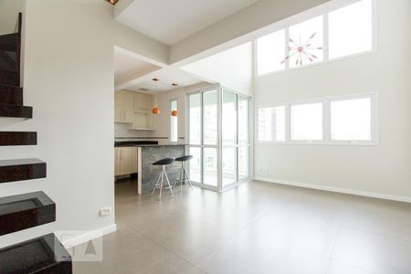 Sala de apartamento para alugar com 2 quartos, 60m² em Indianópolis, São Paulo