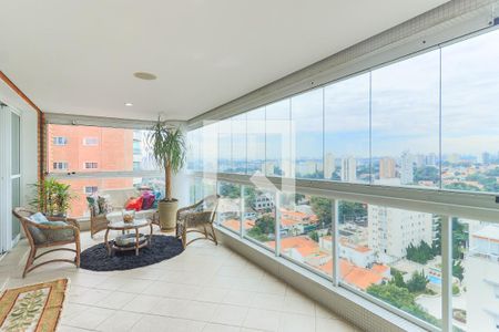 Varanda Gourmet de apartamento à venda com 3 quartos, 177m² em Campo Belo, São Paulo