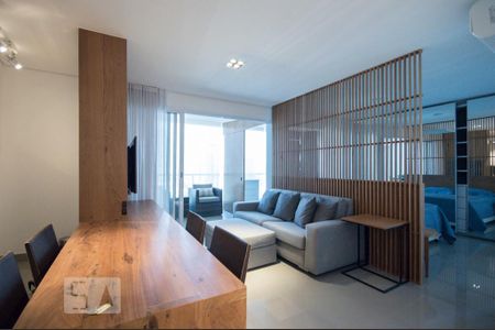 Sala de apartamento à venda com 1 quarto, 67m² em Vila Nova Conceição, São Paulo