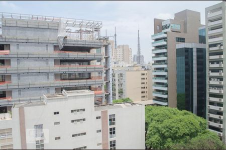 Vista dos quartos de apartamento para alugar com 2 quartos, 80m² em Consolação, São Paulo