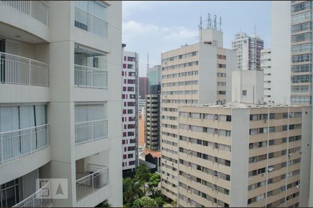 Vista da sala de apartamento para alugar com 2 quartos, 80m² em Consolação, São Paulo